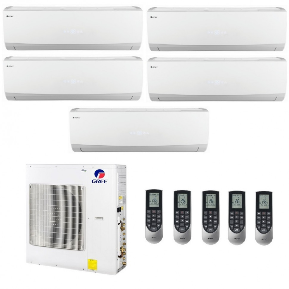 Мультисплит-система GREE GWHD42 + GWH07QB х 1шт + GWH09QB х 3шт + GWH12QB х 1шт