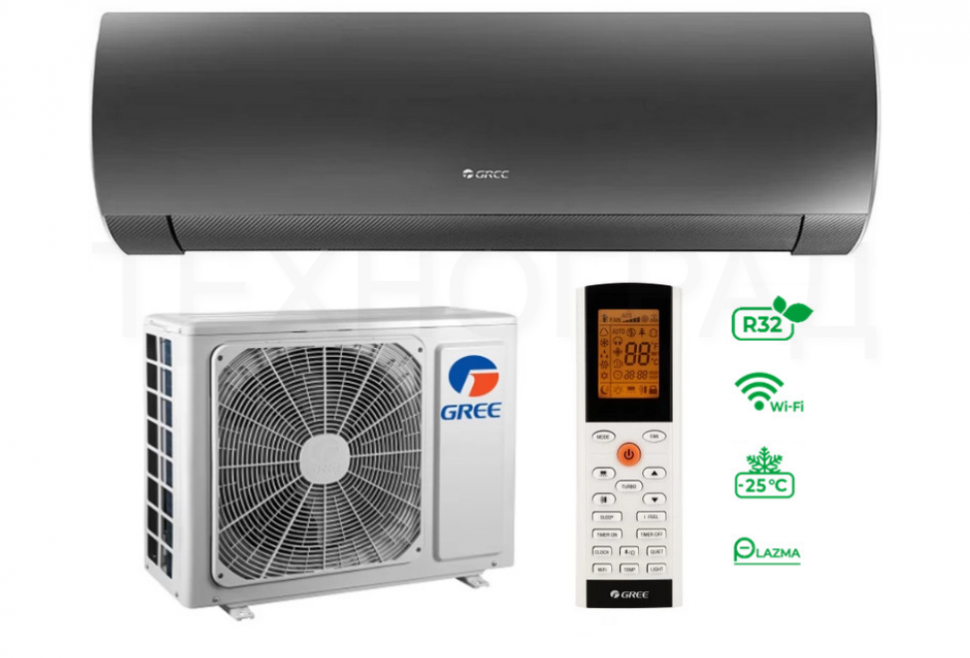 Сплит-система GREE GWH12ACC-K6DNA1F(black)